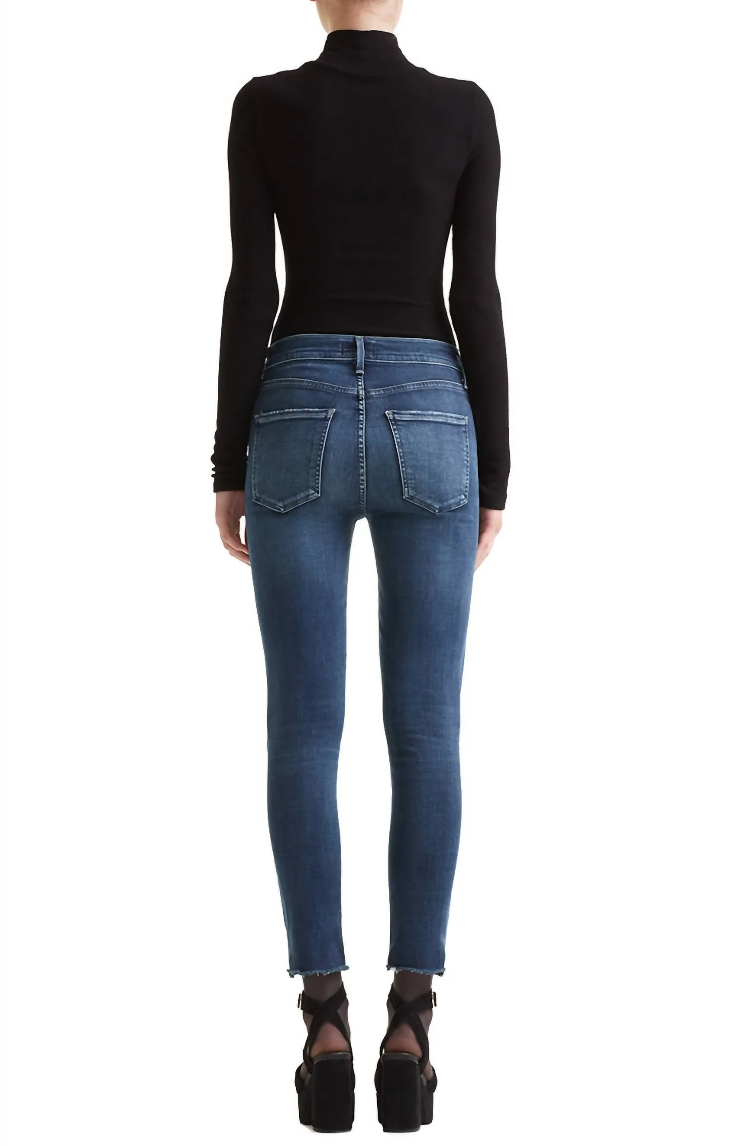 Agolde - Sophie Claremont High Rise Skinny Crop Jeans