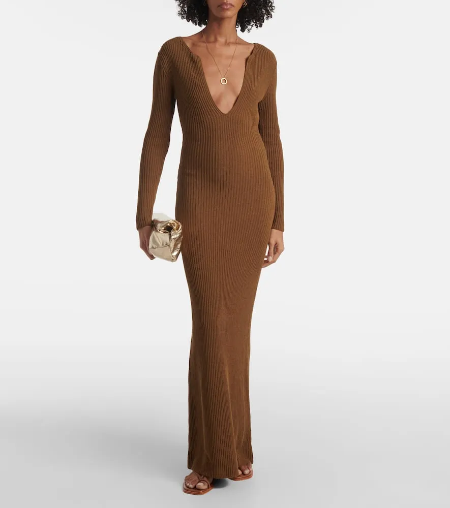 Aya Muse Beru cotton-blend maxi dress