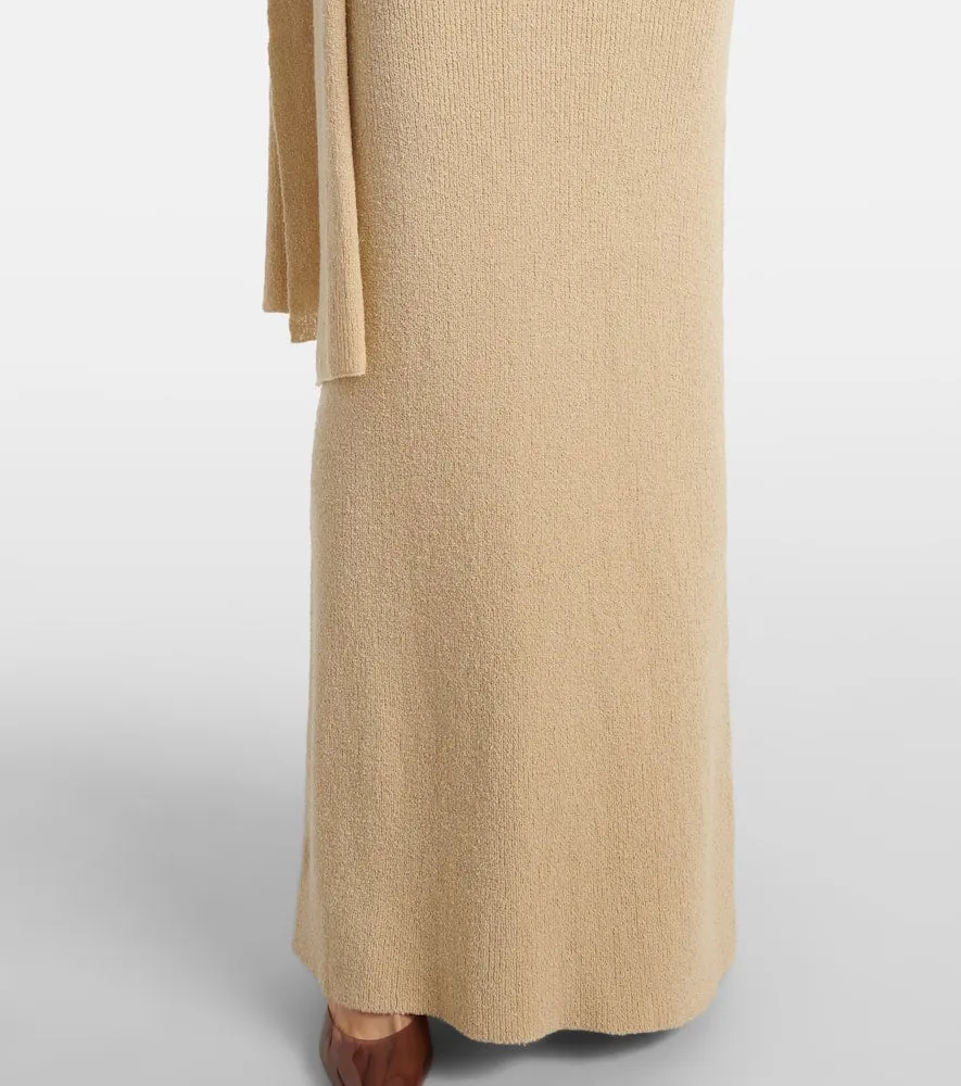 Aya Muse Dara one-shoulder draped maxi dress