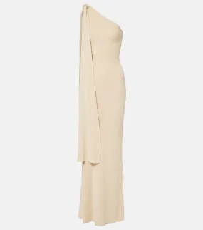 Aya Muse Dara one-shoulder draped maxi dress