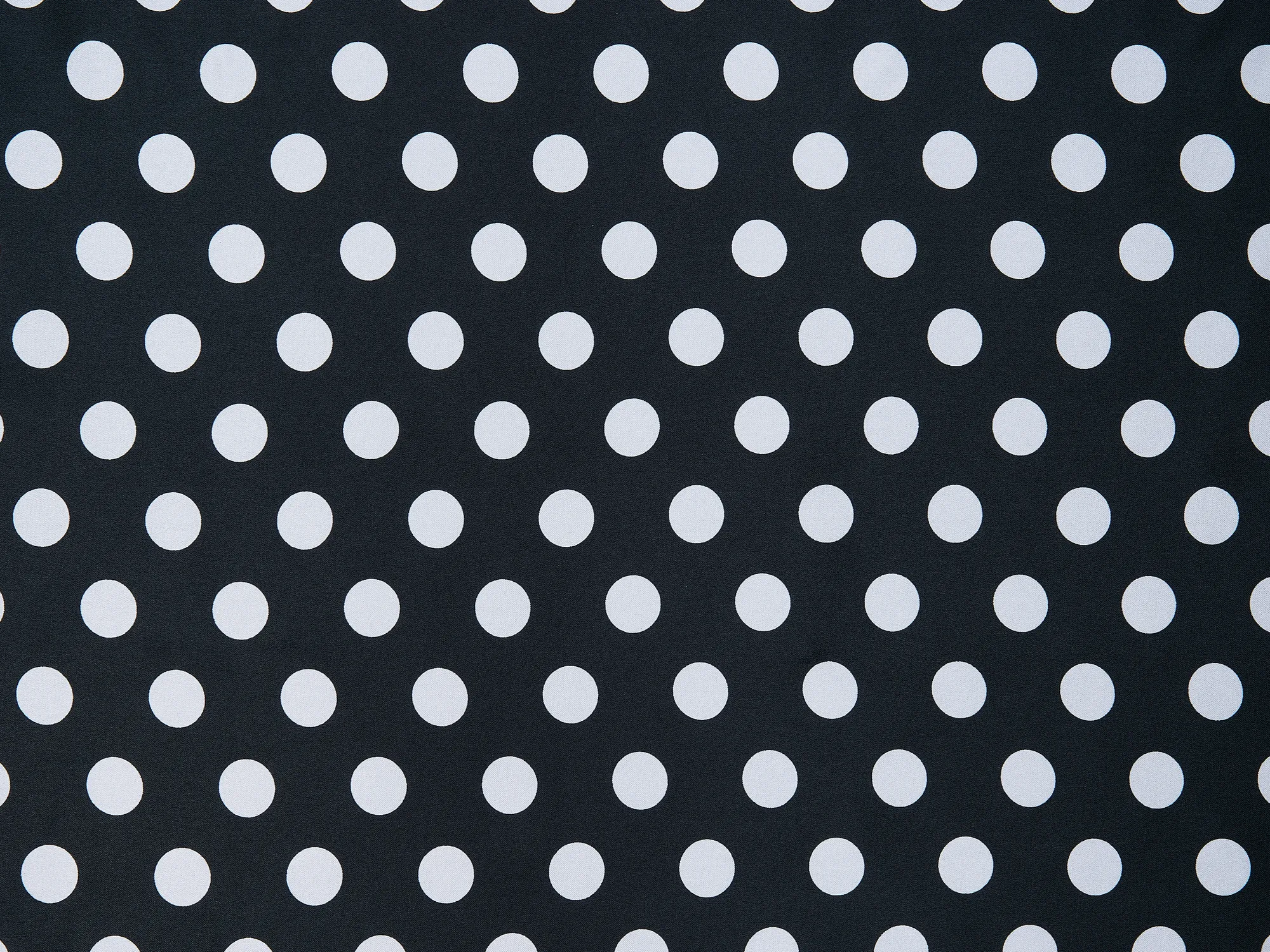 Charmeuse   satin fabric by the yard -  Polka  dots print