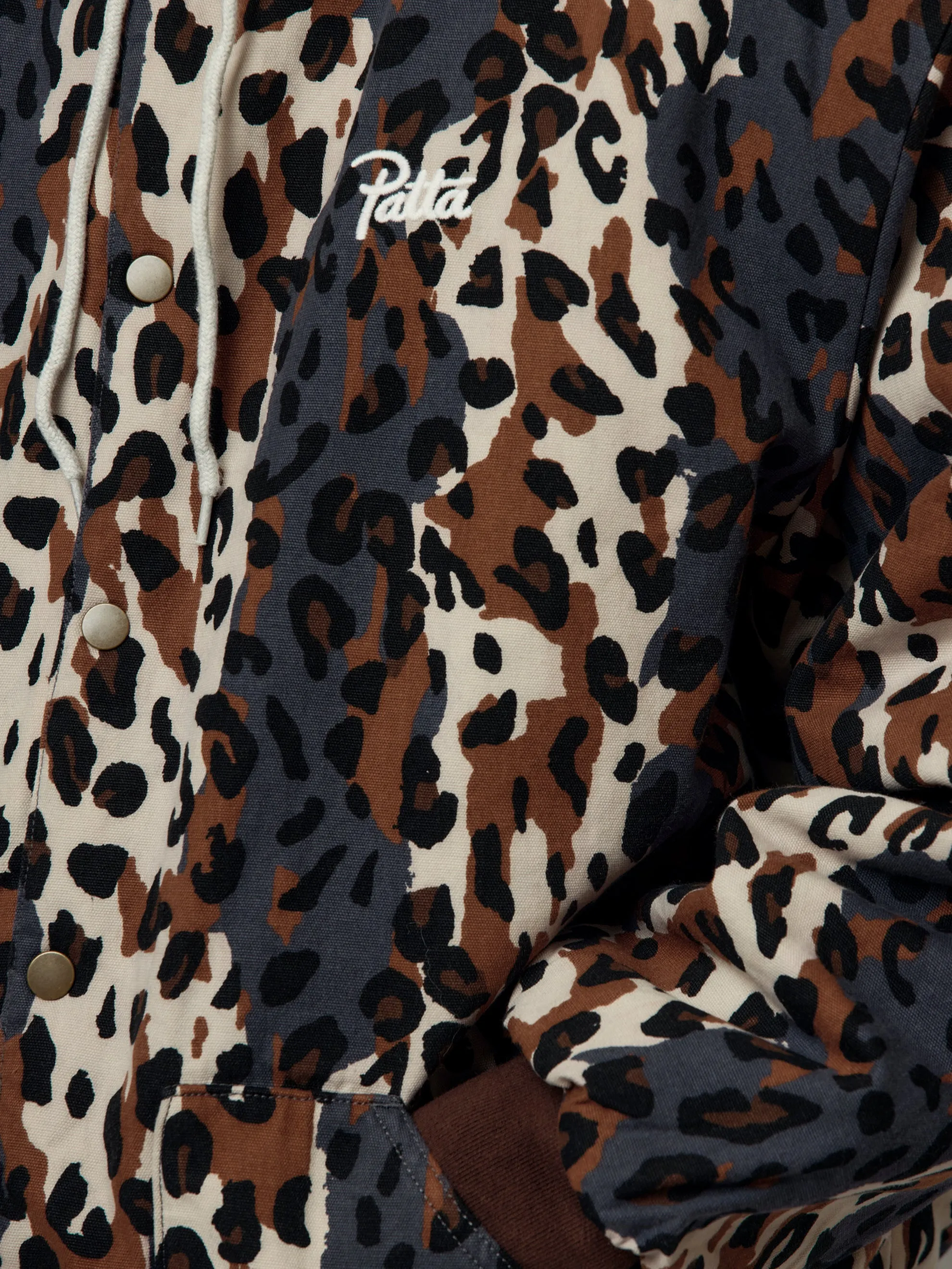 City Leopard Reversible Bomber Jacket (Multi)
