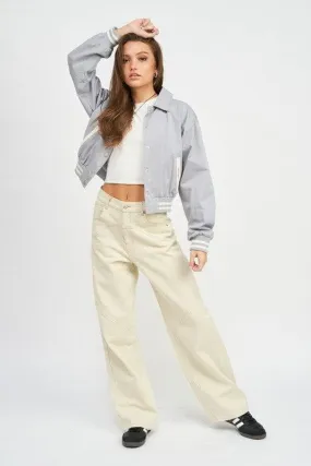 EMORY PARK Collared Bomber Jacket
