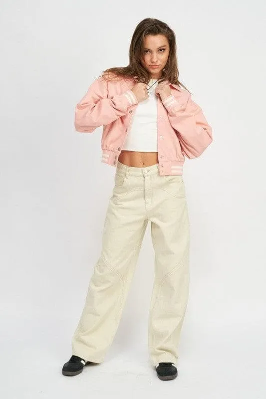 EMORY PARK Collared Bomber Jacket