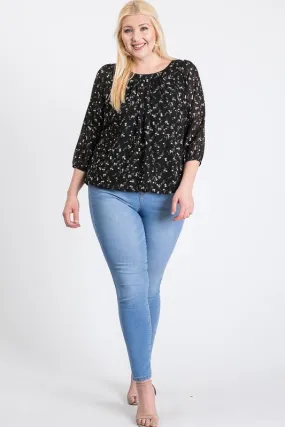 Floral Long Sleeve Top