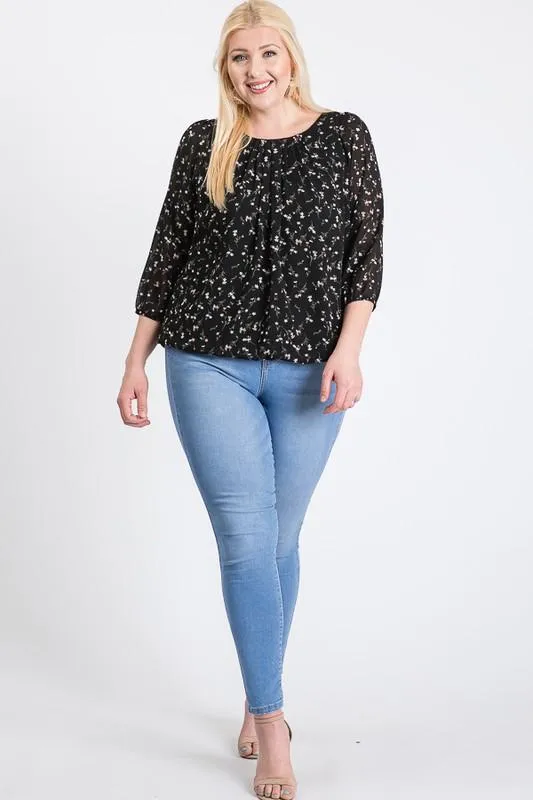 Floral Long Sleeve Top