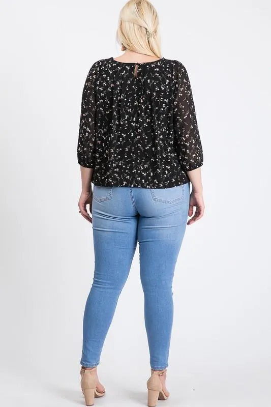 Floral Long Sleeve Top