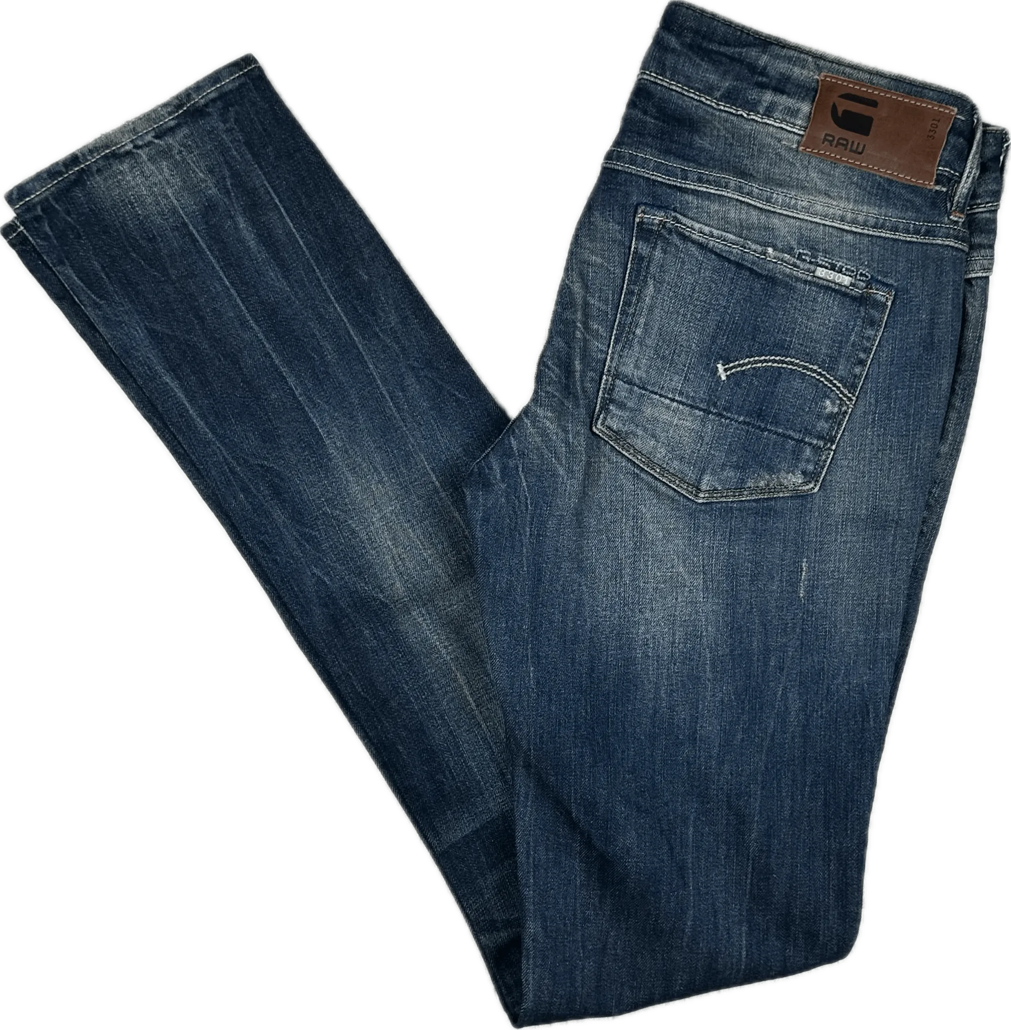 G Star RAW Womens '3301' Skinny Jeans -Size 26/32