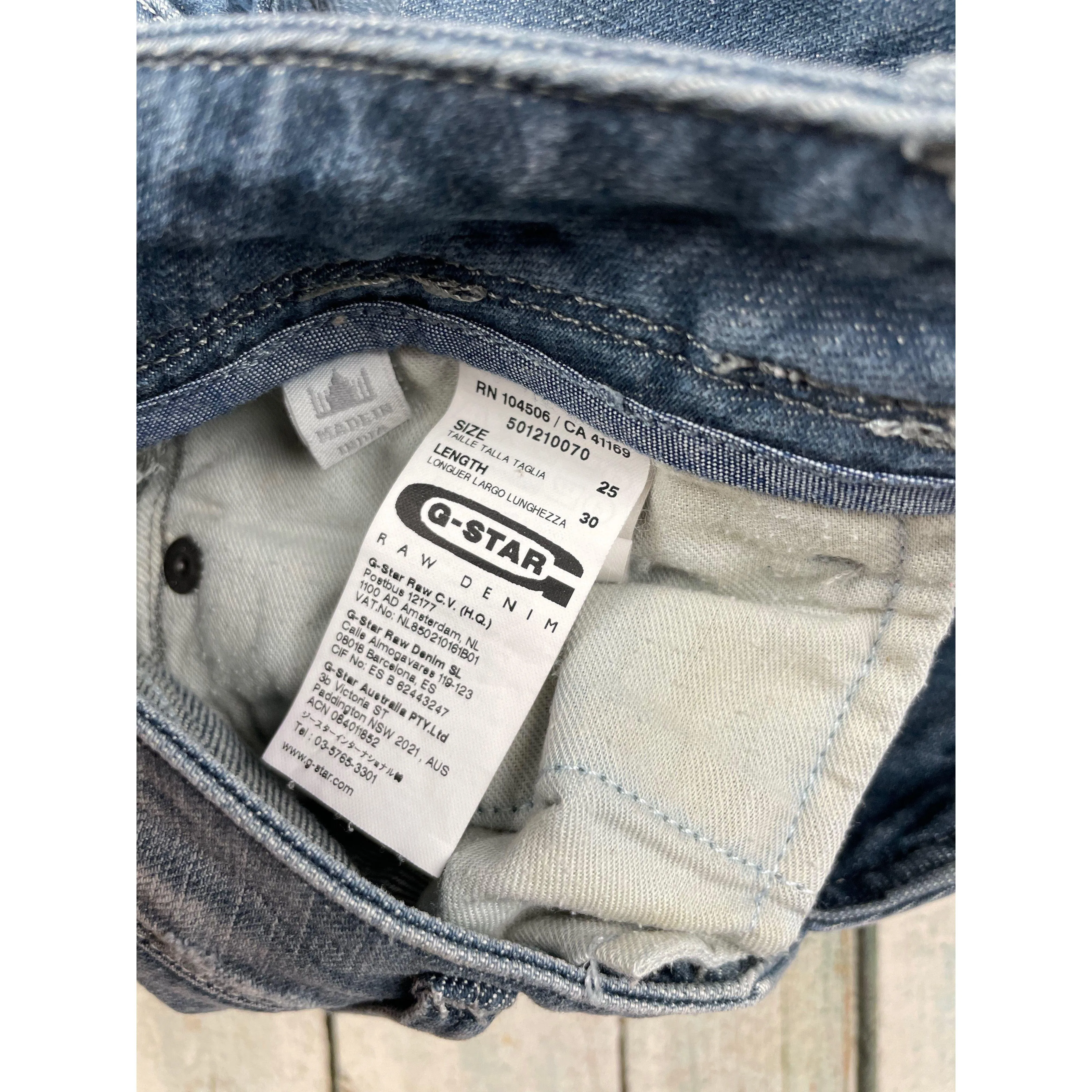 G Star Raw Womens 'Midge Colt Skinny' Jeans -Size 25/30