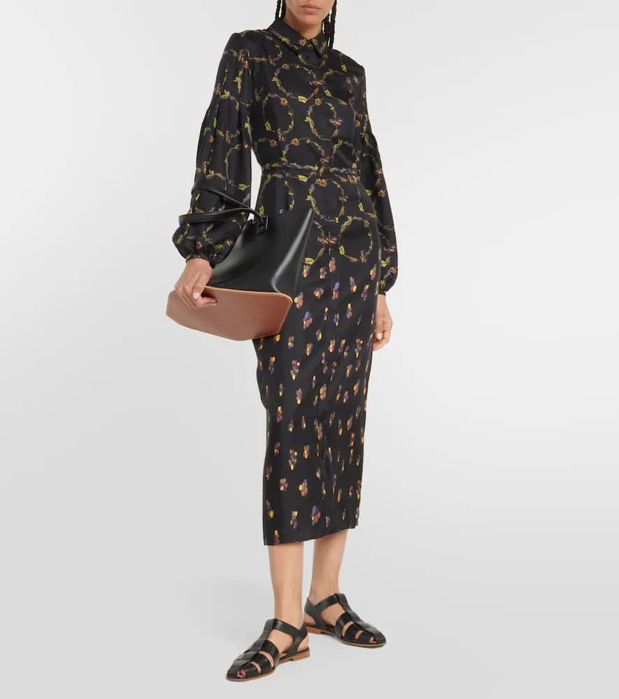 Gabriela Hearst Mauri printed silk twill maxi dress