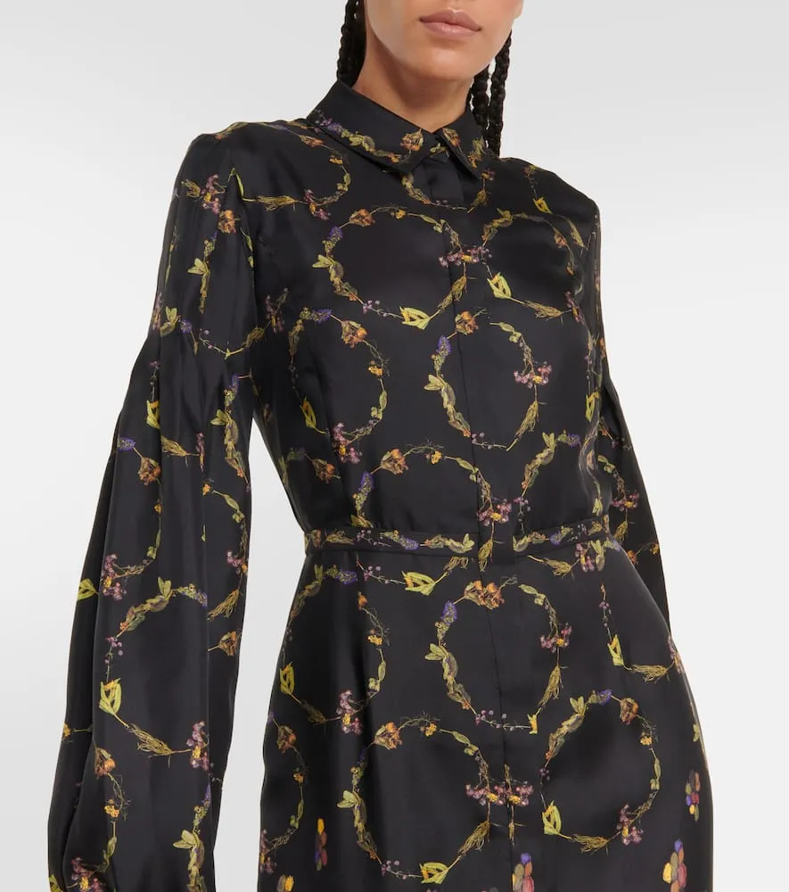 Gabriela Hearst Mauri printed silk twill maxi dress