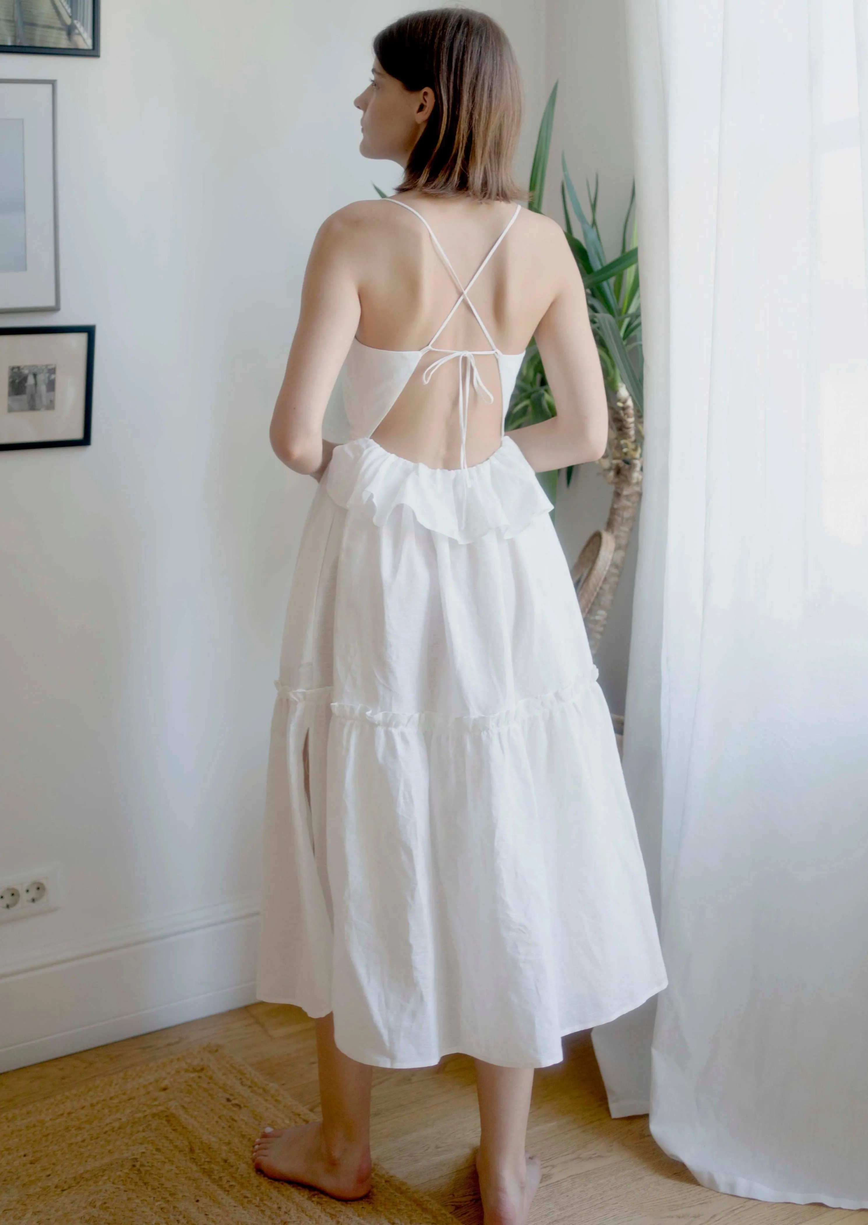 Holly Dress White