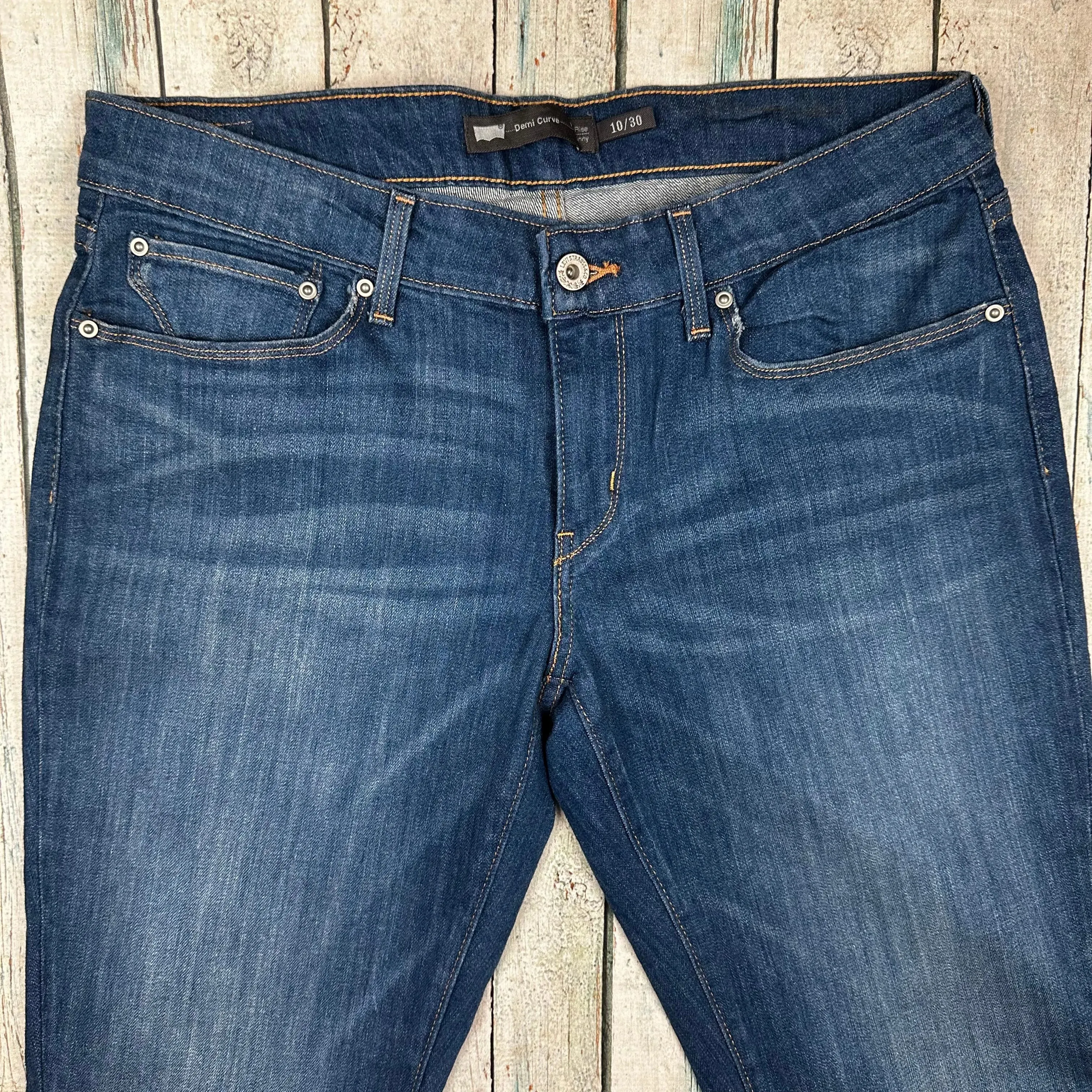 Levis Demi Curve Mid Rise Skinny Jeans -Size 30
