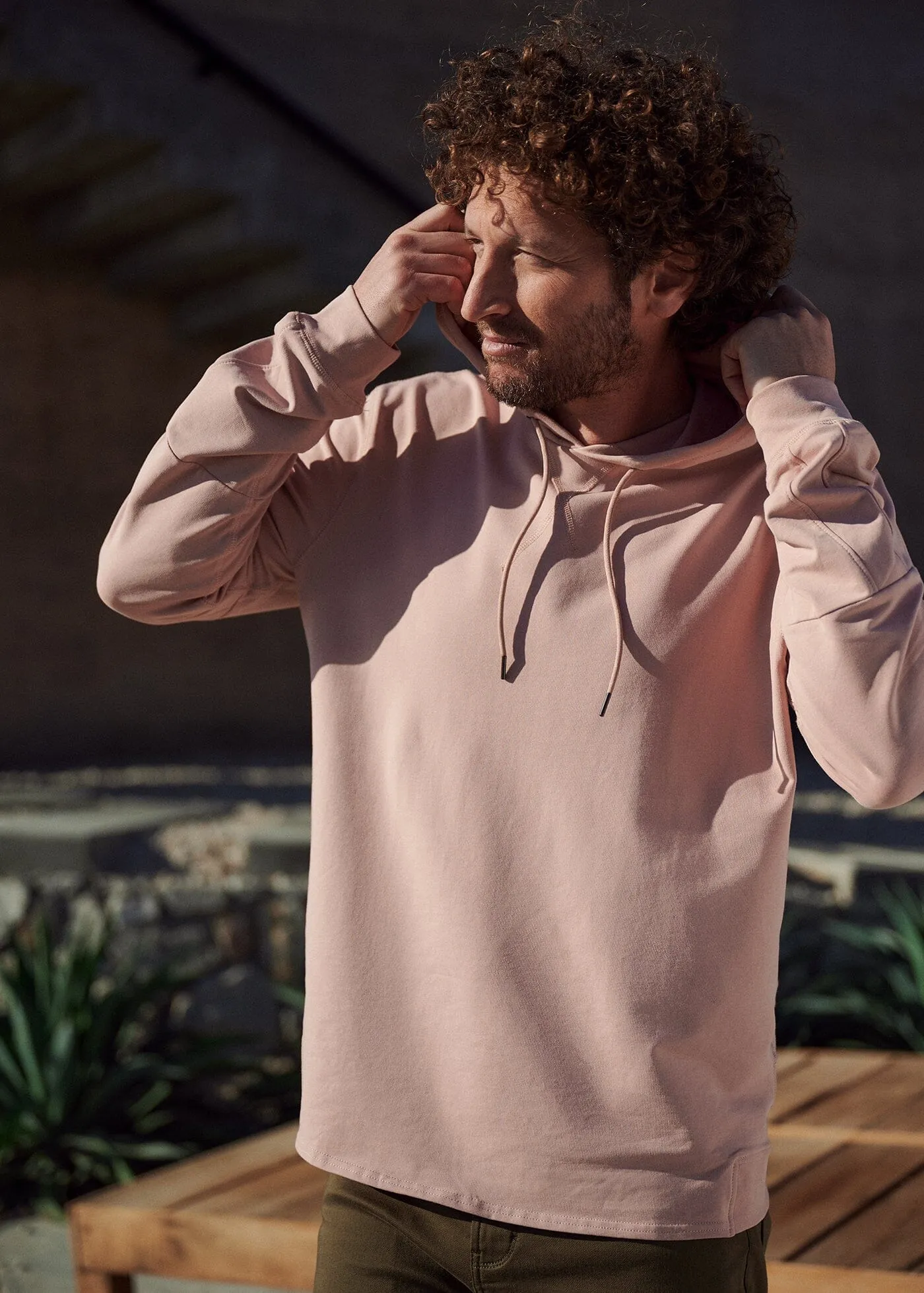 Lightweight SWET-Hoodie | Pearl Blush
