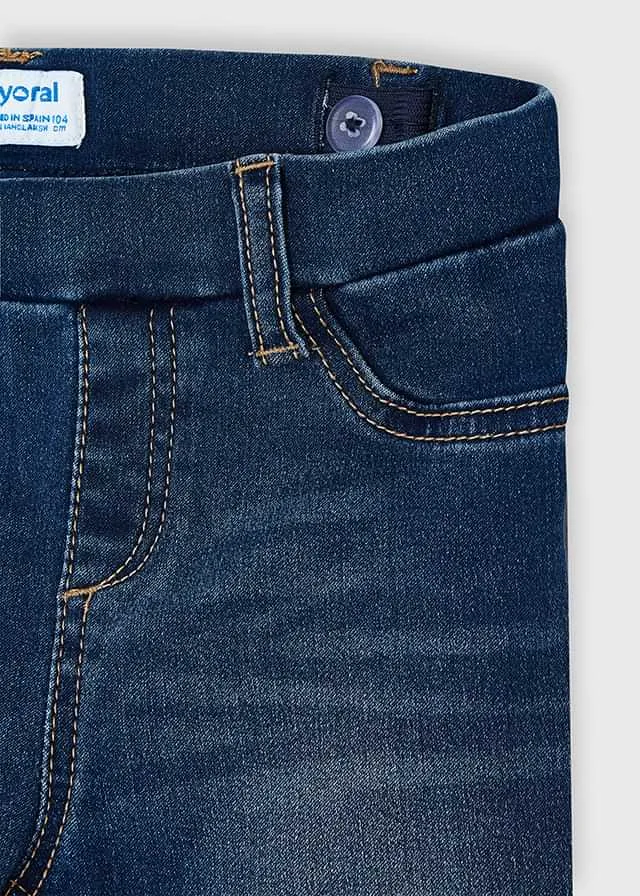 Medium Wash Heart Pocket Skinny Jegging