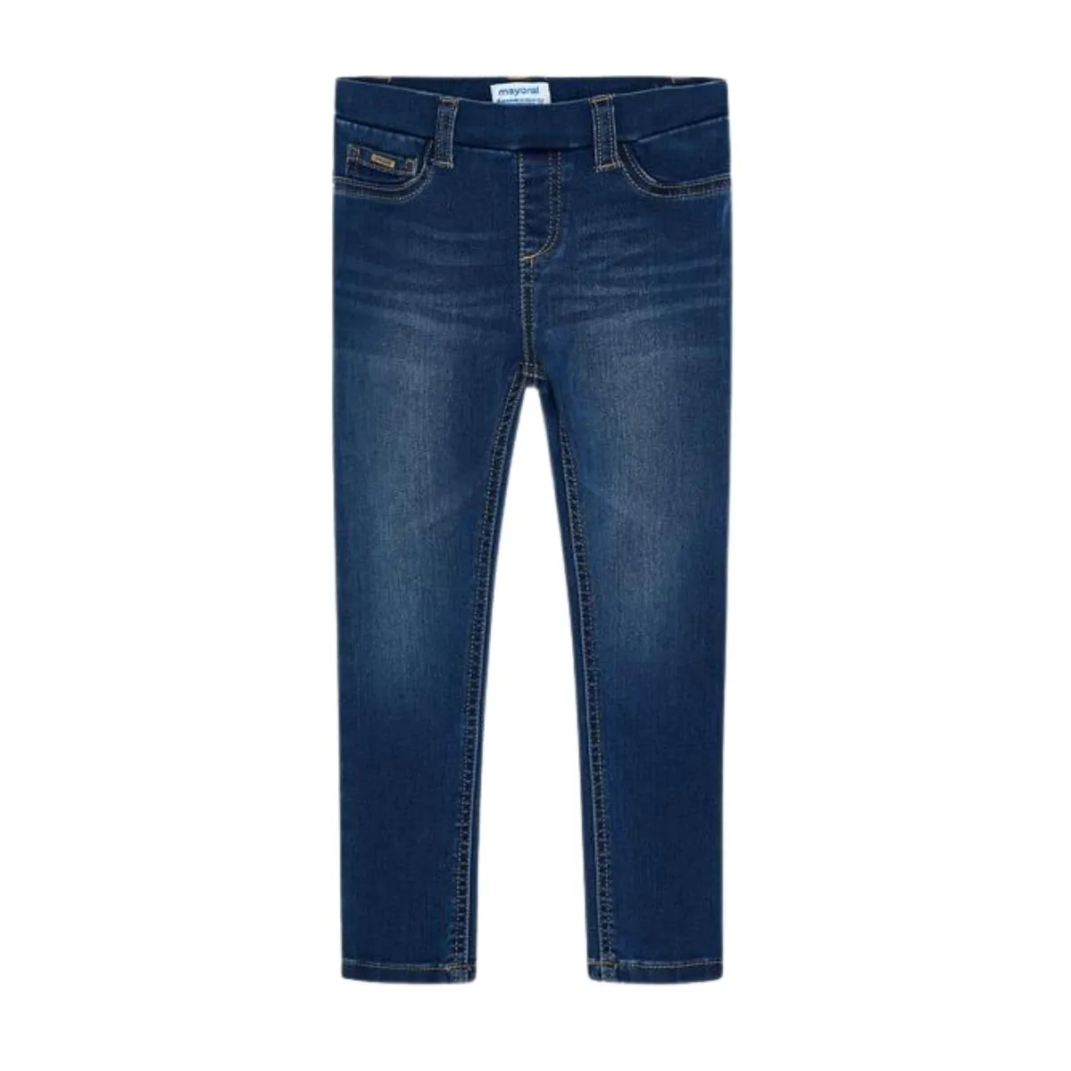 Medium Wash Heart Pocket Skinny Jegging