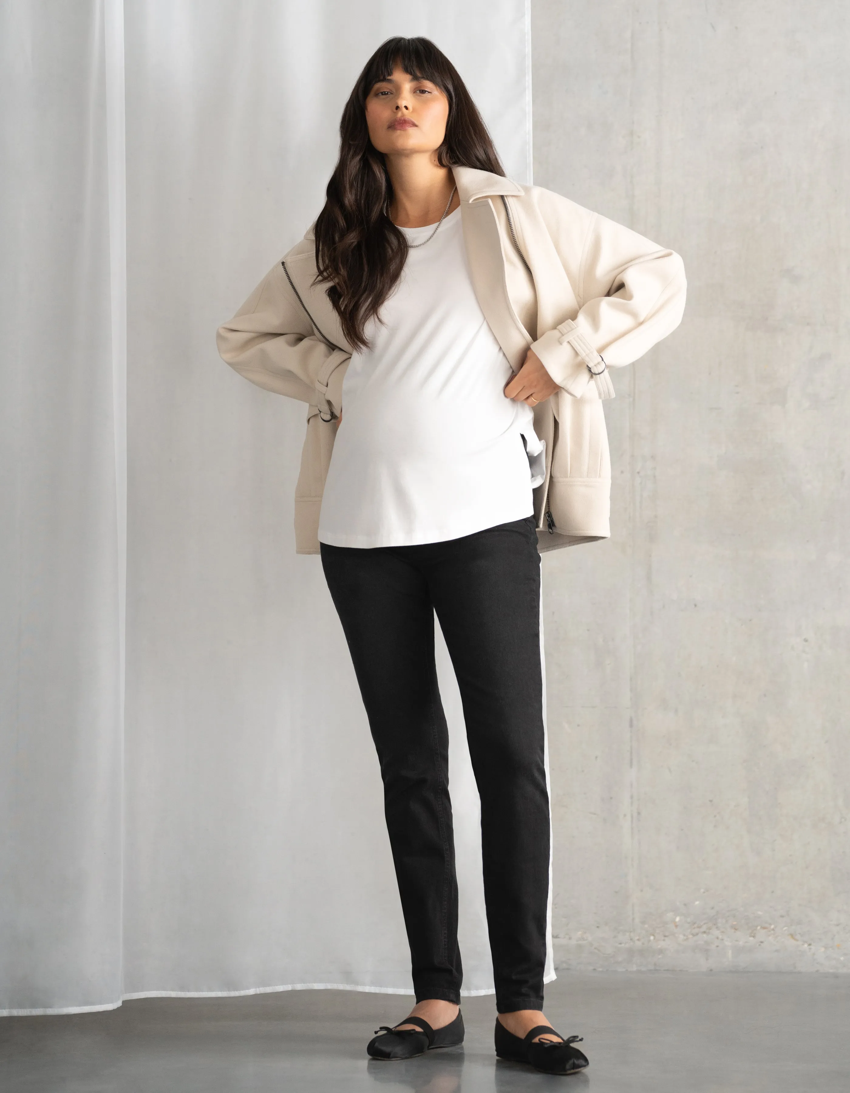 Organic Cotton Skinny Maternity Jeans