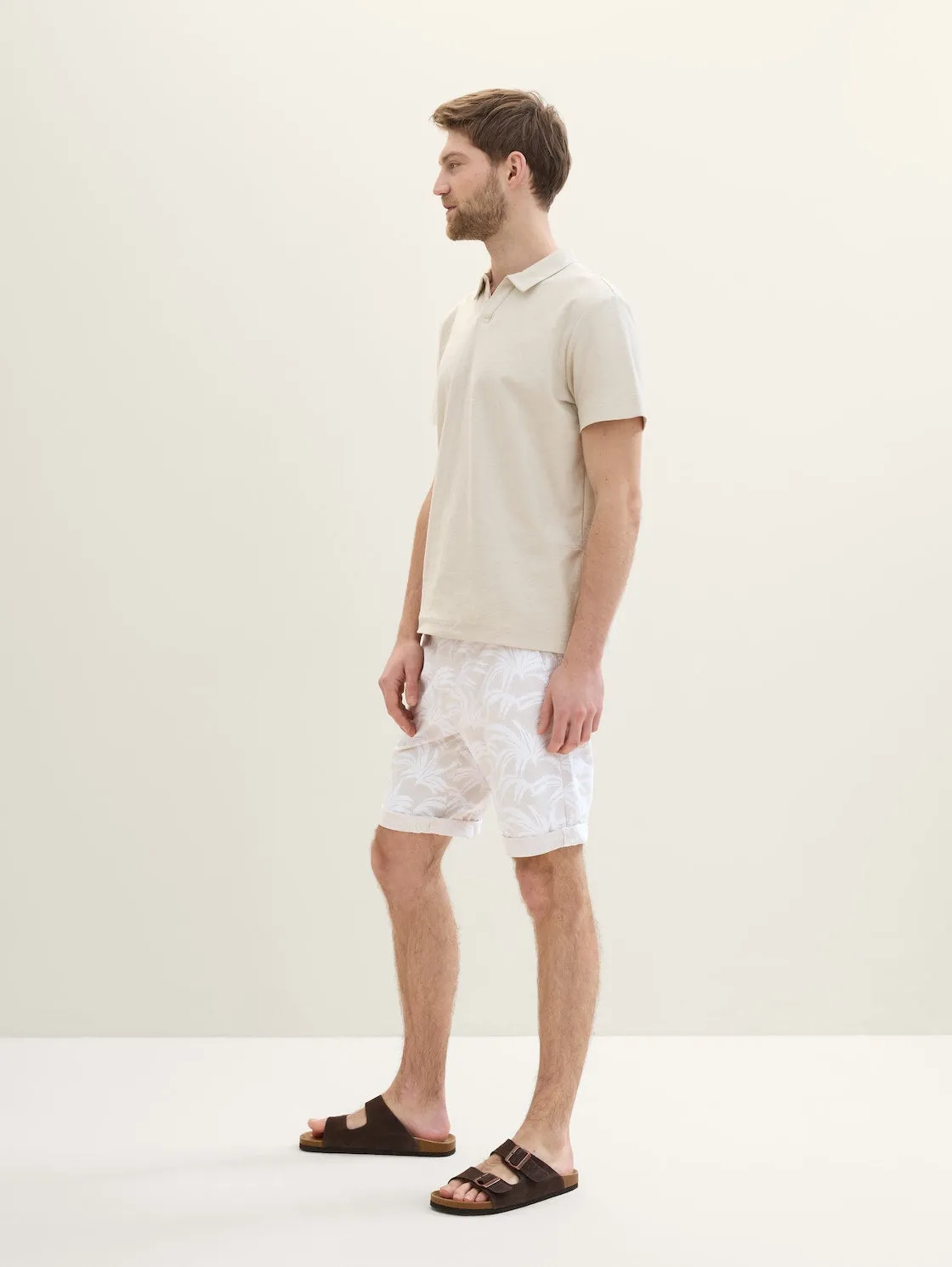 REGULAR PRINTED CHINO SHORTS