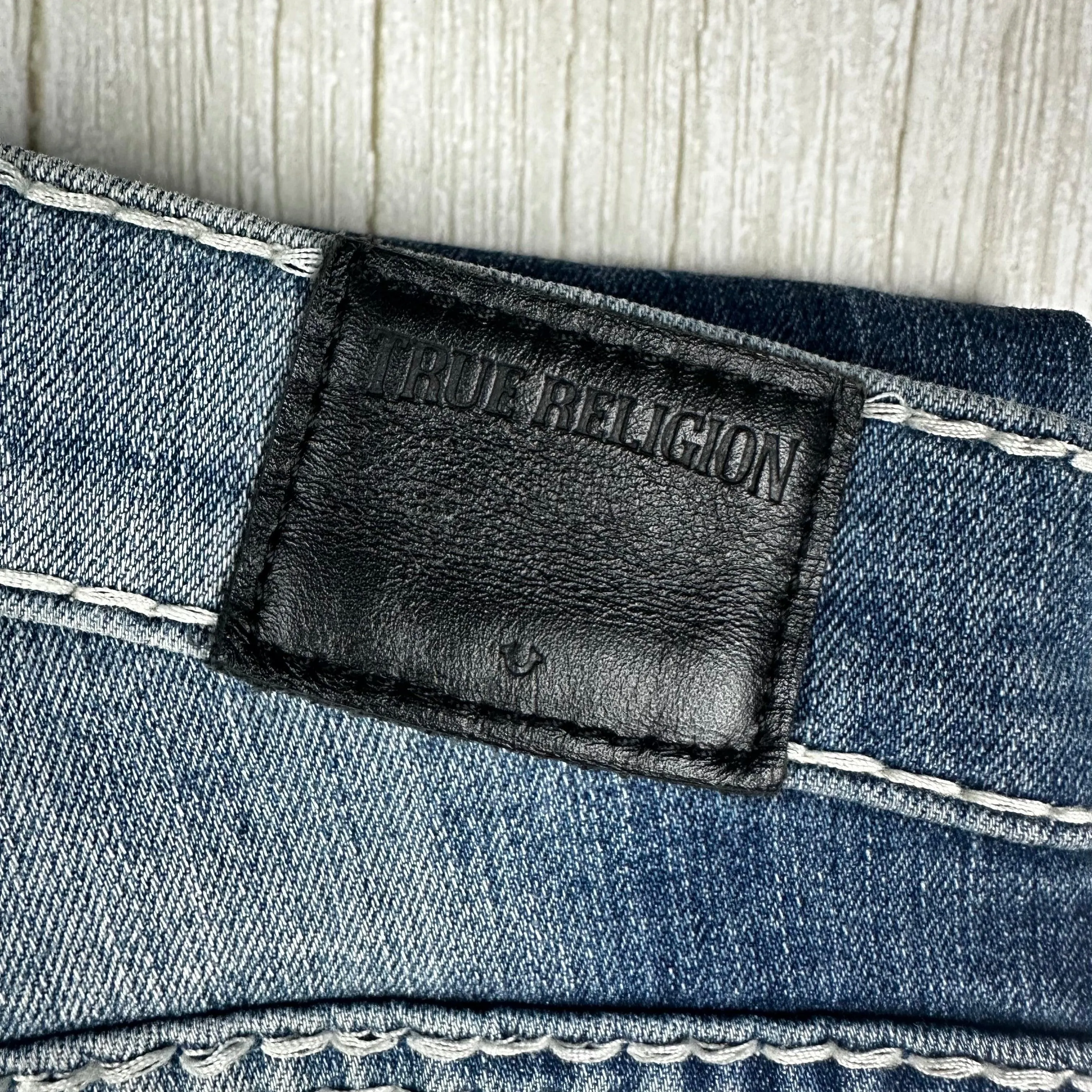 True Religion 'Halle' Mid Rise Super Skinny Jeans- Size 24